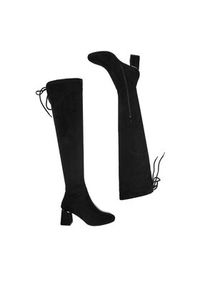 DeeZee Kozaki HX19021-21 Czarny. Kolor: czarny. Materiał: materiał #4