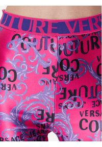 Versace Jeans Couture Legginsy 74HAC101 Różowy Slim Fit. Kolor: różowy. Materiał: syntetyk #4