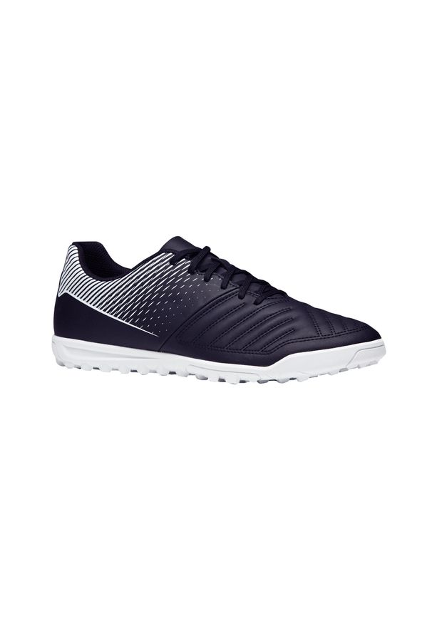 KIPSTA - Buty piłkarskie Kipsta Agility 100 TURF. Kolor: czarny. Materiał: kauczuk, syntetyk, poliester. Szerokość cholewki: normalna. Sport: piłka nożna