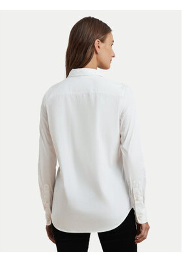 Lauren Ralph Lauren - LAUREN RALPH LAUREN Koszula 200955258001 Biały Classic Fit. Kolor: biały. Materiał: bawełna