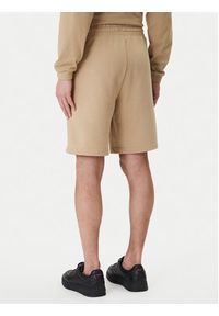 Hugo - HUGO Szorty sportowe Dayono 50530696 Beżowy Relaxed Fit. Kolor: beżowy. Materiał: bawełna. Styl: sportowy #4