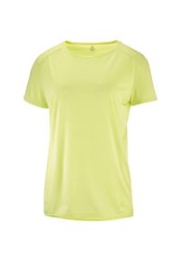 salomon - Koszulka turystyczna damska Outline summer. Kolor: żółty. Materiał: materiał, poliester