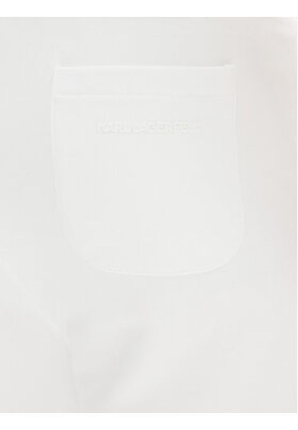 Karl Lagerfeld - KARL LAGERFELD Szorty sportowe 705014 552900 Biały Regular Fit. Kolor: biały. Materiał: bawełna. Styl: sportowy