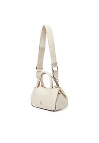TOMMY HILFIGER - Tommy Hilfiger Torebka Th Logotape Mini Satchel AW0AW18743 Biały. Kolor: biały. Materiał: skórzane #7