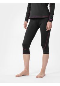 4f - 4F Bielizna termoaktywna skiturowa (dół) damska S. Kolor: szary. Materiał: włókno, skóra, dzianina. Wzór: gładki. Sezon: zima. Sport: turystyka piesza, snowboard, narciarstwo #2