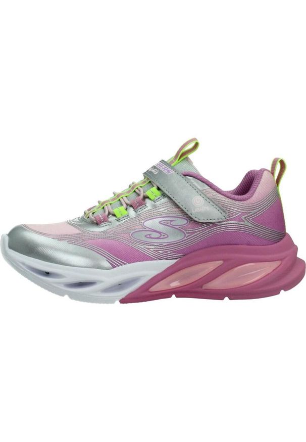 skechers - Buty SKECHERS COSMIC GLOW Srebrny. Okazja: na co dzień. Kolor: szary. Szerokość cholewki: normalna