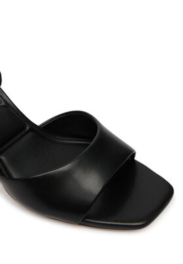 Aldo Sandały Andya 14053479 Czarny. Kolor: czarny. Materiał: skóra