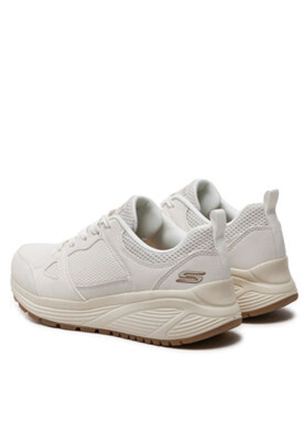 skechers - Skechers Sneakersy Bobs Sparrow 2.0-Retro Clean 117268/OFWT Biały. Kolor: biały. Materiał: mesh, materiał