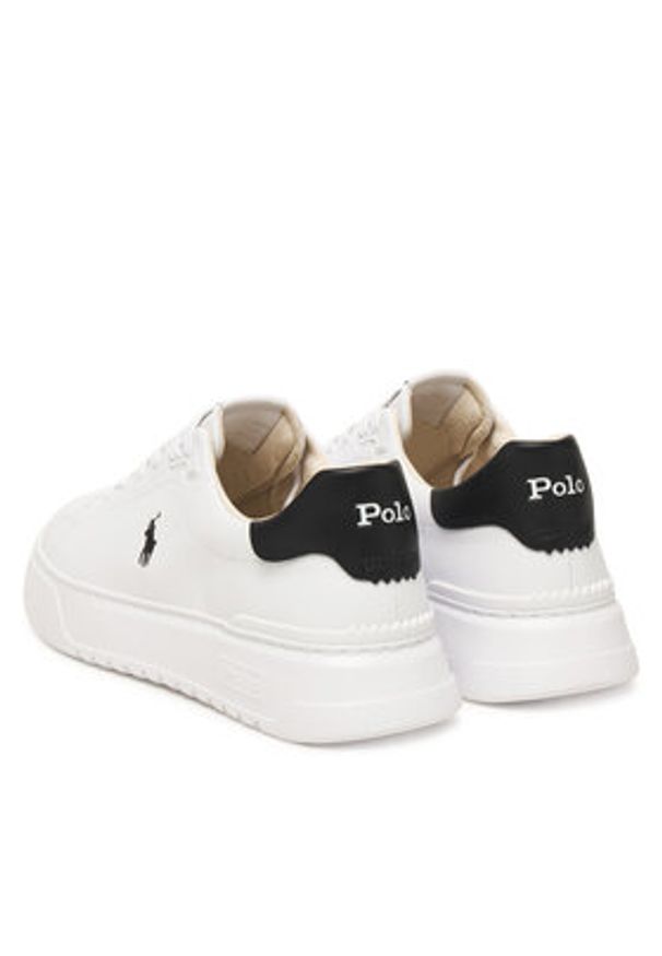 Polo Ralph Lauren Sneakersy 809974097002 Biały. Kolor: biały. Materiał: skóra