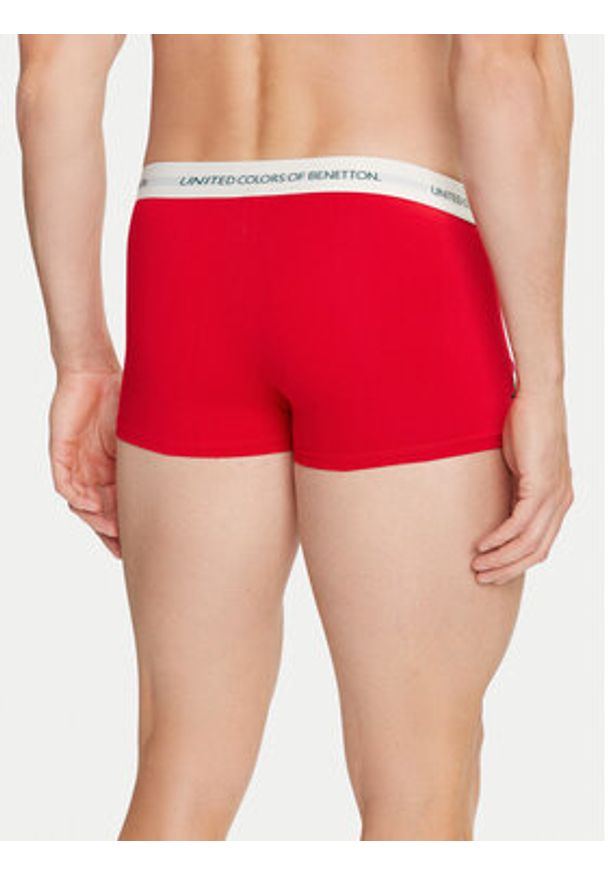 United Colors of Benetton - United Colors Of Benetton Bokserki 32IM2X017 Czerwony. Kolor: czerwony. Materiał: bawełna