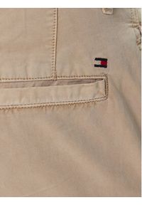 TOMMY HILFIGER - Tommy Hilfiger Spodnie materiałowe Denton MW0MW39695 Beżowy Straight Fit. Kolor: beżowy. Materiał: bawełna #3