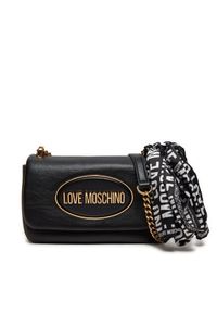 Love Moschino - LOVE MOSCHINO Torebka JC4032PP1LLE100A Czarny. Kolor: czarny. Materiał: skórzane