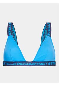 Stella McCartney Góra od bikini Logo Classic S7BY81890.45612 Błękitny. Kolor: niebieski. Materiał: syntetyk