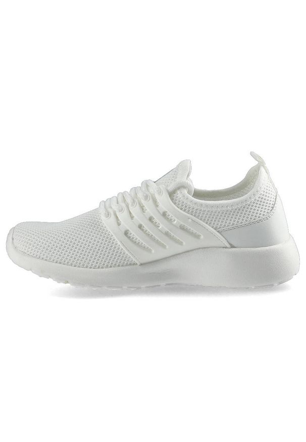 Big-Star - Białe Sneakersy Big Star Dziecięce Buty Lekkie. Okazja: na uczelnię, na spacer. Kolor: biały. Materiał: skóra ekologiczna, materiał. Szerokość cholewki: normalna. Sport: turystyka piesza