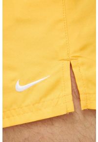 Nike szorty kąpielowe kolor żółty. Kolor: pomarańczowy. Materiał: poliester #4