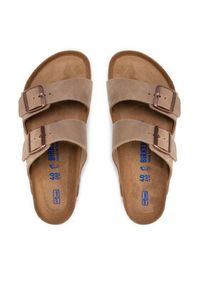 Birkenstock Klapki Arizona Bs 0552811 Szary. Kolor: brązowy. Materiał: nubuk, skóra #4