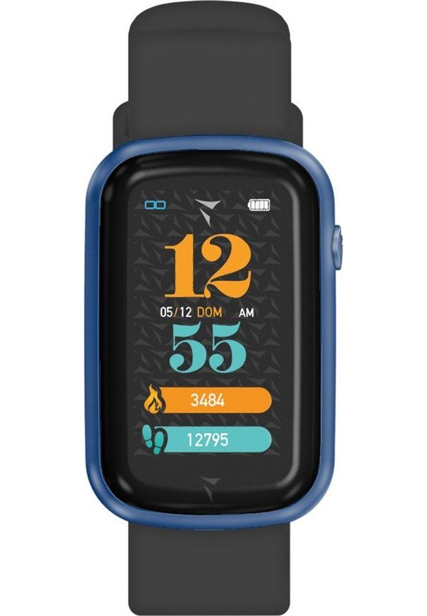 Smartwatch Techmade TM-STEPS-BLBK Czarny. Rodzaj zegarka: smartwatch. Kolor: czarny
