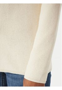 TOMMY HILFIGER - Tommy Hilfiger Sweter WW0WW44975 Écru Regular Fit. Kolor: kremowy. Materiał: bawełna #2