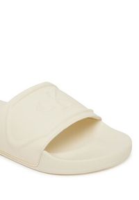 Calvin Klein Jeans Japonki Slide Pu Hf Mg YW0YW01879 Beżowy. Kolor: beżowy. Materiał: skóra