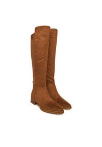 MICHAEL Michael Kors Muszkieterki Lex 40F5LXMB5S Brązowy. Kolor: brązowy. Materiał: materiał #3