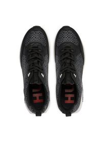 Hugo Sneakersy Kane Runn Mono2 50517257 Czarny. Kolor: czarny