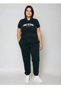 Big-Star - Spodnie damskie dresowe czarne Yeva 906. Kolor: czarny. Materiał: dresówka