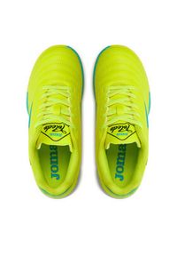 Joma Buty do piłki nożnej Toledo Jr Turf TOJW2411TF Żółty. Kolor: żółty. Materiał: skóra #5