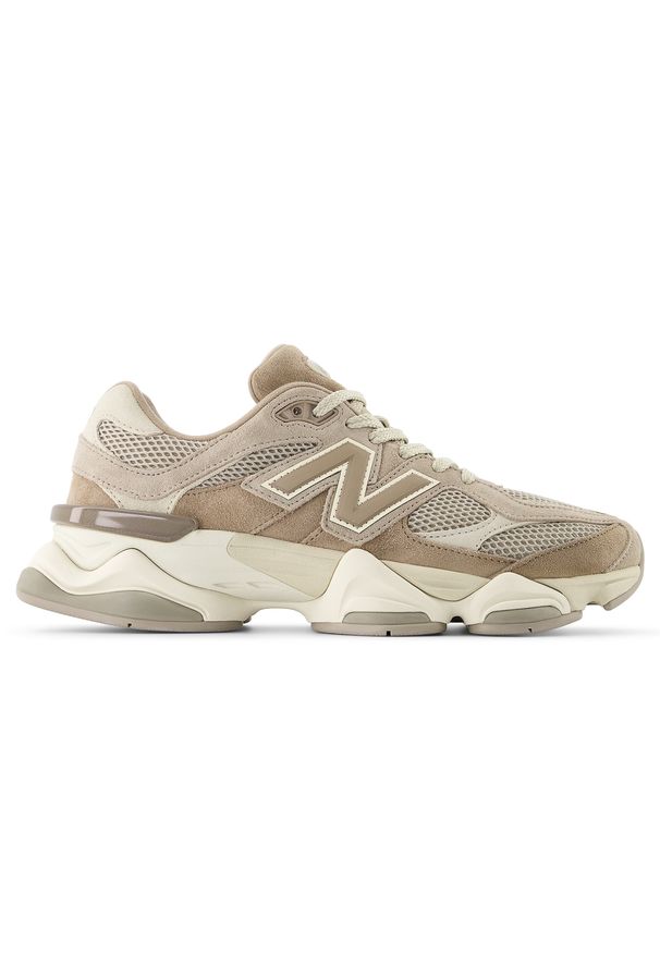 Buty unisex New Balance U9060ERC – beżowe. Kolor: beżowy. Materiał: guma, materiał, skóra, syntetyk. Szerokość cholewki: normalna. Sport: turystyka piesza