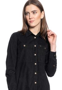 Lee - LEE WORKSHIRT DRESS DAMSKA SUKIENKA BLACK L50SMR01 #5