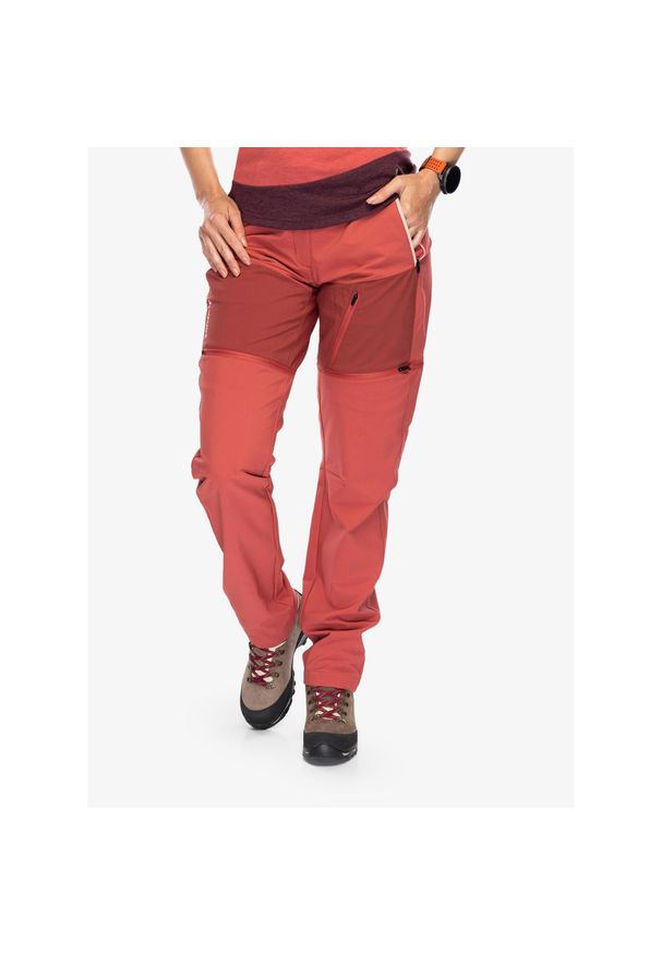 Spodnie turystyczne damskie Vaude Elope ZO Pants. Kolor: różowy. Sezon: lato. Sport: turystyka piesza