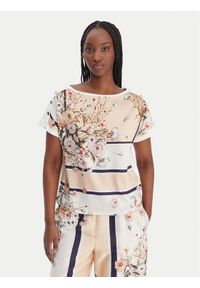 Liu Jo T-Shirt WA6437 J6308 Beżowy Regular Fit. Kolor: beżowy. Materiał: bawełna #1