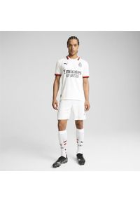 Puma - Męskie szorty AC Milan 24/25 PUMA White. Kolor: biały. Sport: piłka nożna