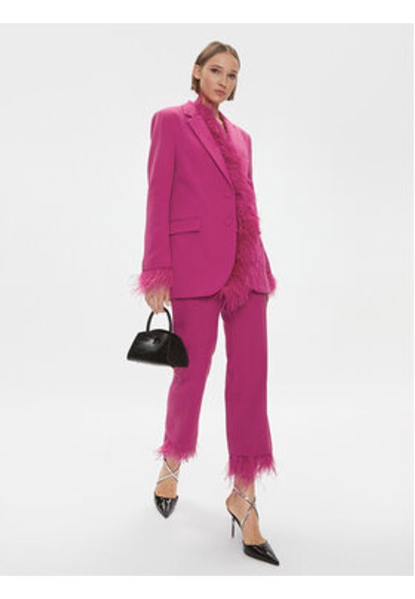 MICHAEL Michael Kors Marynarka MH3106L3GZ Różowy Boyfriend Fit. Kolor: różowy. Materiał: syntetyk