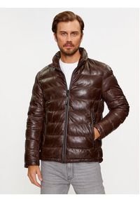 Milestone Kurtka skórzana Callisto 331019 60300 Brązowy Regular Fit. Kolor: brązowy. Materiał: skóra #4
