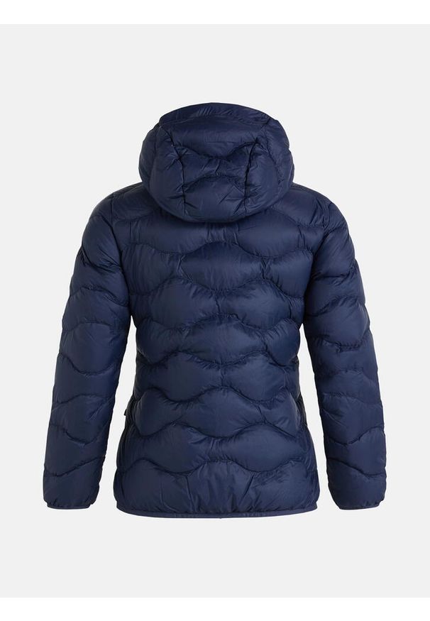 Kurtka Peak Performance Damska Helium Down Hood Jacket - XS. Kolor: niebieski