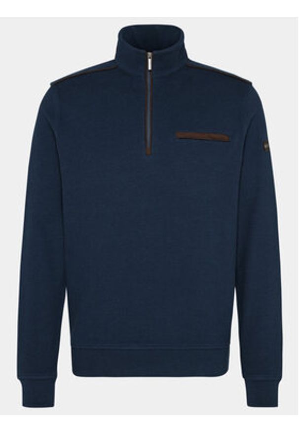 Bugatti Bluza 8500 25050 Niebieski Regular Fit. Kolor: niebieski. Materiał: bawełna