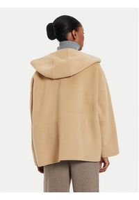 Weekend Max Mara Płaszcz wełniany Gennaio 2425086021 Beżowy Regular Fit. Kolor: beżowy. Materiał: wełna #5