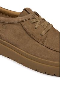 Clarks Półbuty Polden Moc 26186452 Beżowy. Kolor: beżowy. Materiał: zamsz, skóra #3