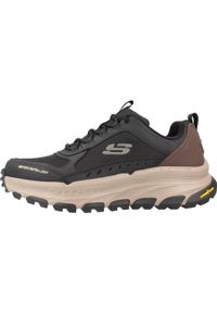 skechers - Buty do chodzenia męskie Skechers Dlux Trekker. Kolor: czarny. Materiał: syntetyk, tkanina, materiał. Sport: turystyka piesza, fitness
