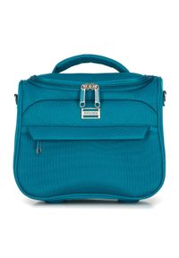 Wittchen - Komplet jednokolorowych walizek miękkich. Kolor: turkusowy. Materiał: poliester #10