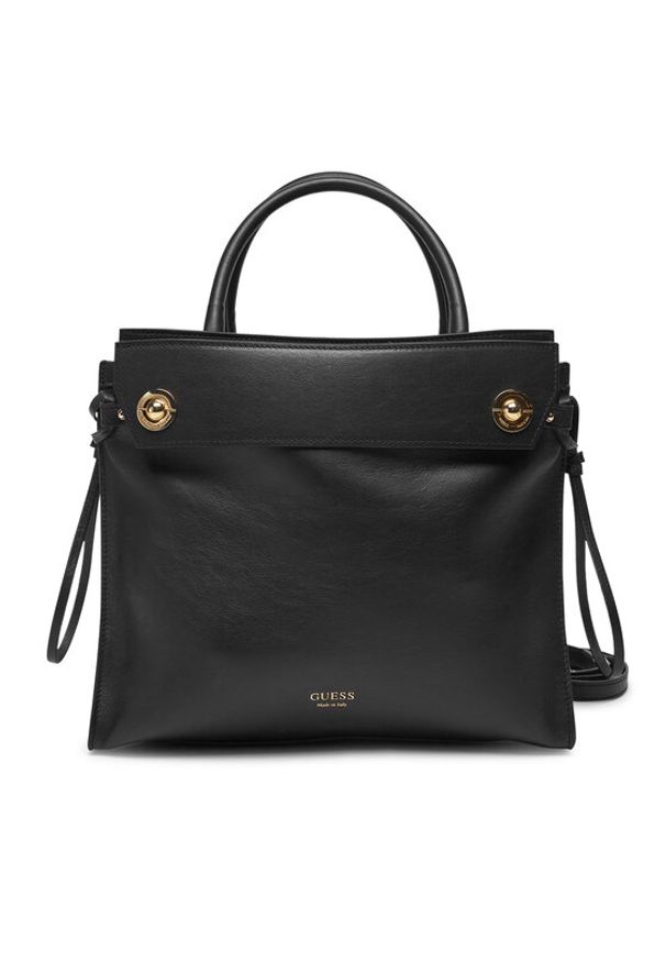 Guess Torebka HWBIAA L5117 Czarny. Kolor: czarny. Materiał: skórzane