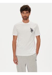 U.S. Polo Assn. T-Shirt MUP4367 Biały Regular Fit. Typ kołnierza: polo. Kolor: biały. Materiał: bawełna