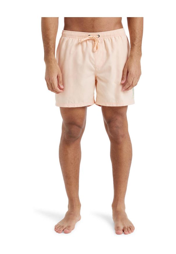 Quiksilver - Szorty kąpielowe dla Mężczyzn SPL FINELINE 15" Różowy. Kolor: różowy, pomarańczowy, wielokolorowy. Materiał: poliester, materiał. Styl: sportowy