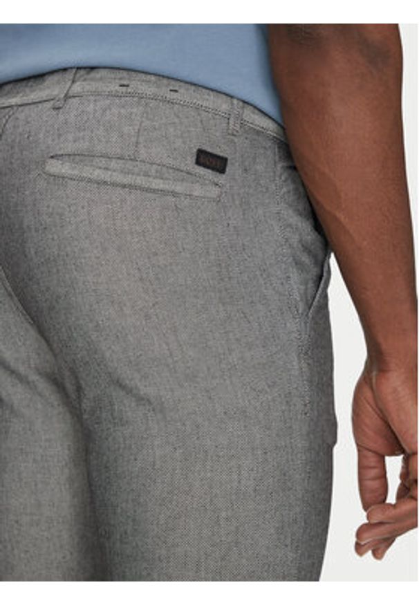BOSS Spodnie materiałowe 50536834 Czarny Slim Fit. Kolor: czarny. Materiał: bawełna