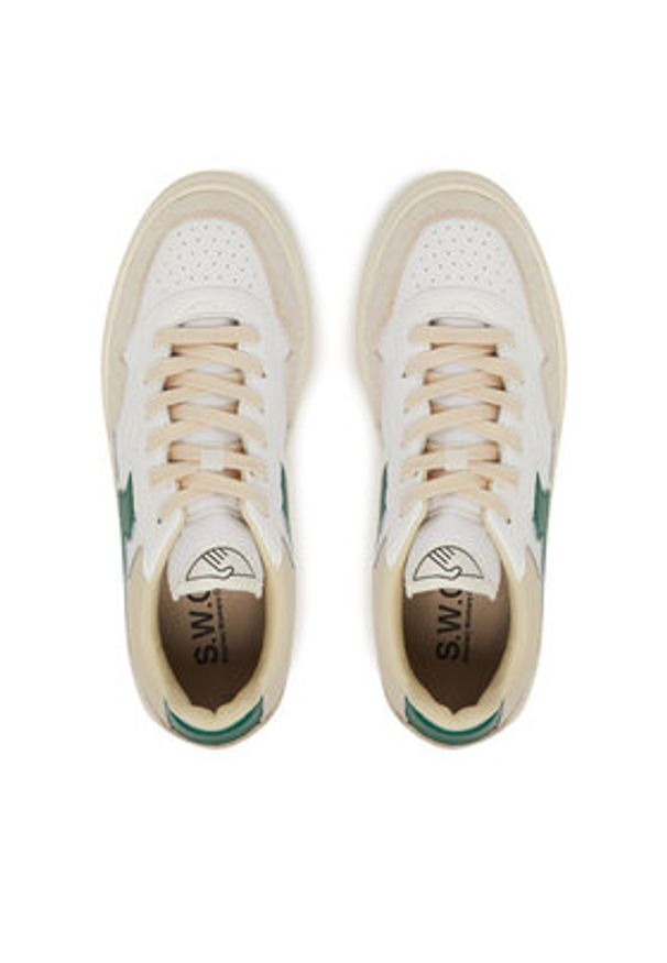 S.W.C Stepney Workers Club Sneakersy Pearl YA23650 Biały. Kolor: biały. Materiał: skóra