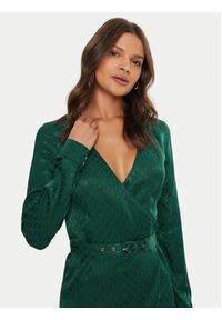 Guess Sukienka koktajlowa 4BGK16 7169A Zielony Regular Fit. Kolor: zielony. Materiał: wiskoza. Styl: wizytowy