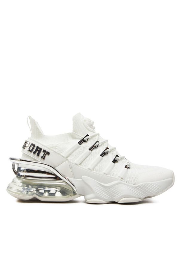 Plein Sport Sneakersy SADS USC0518 STE003N Biały. Kolor: biały. Materiał: materiał