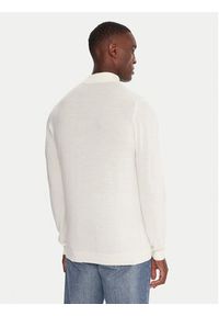 Karl Lagerfeld - KARL LAGERFELD Golf 655002 554399 Écru Slim Fit. Typ kołnierza: golf. Materiał: wełna #3