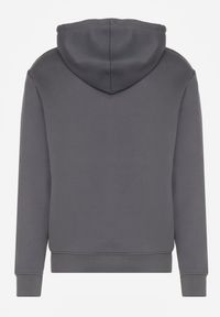 Born2be - Szara Bluza z Bawełną Kapturem i Sznurkami Amatusa. Okazja: do domu, na co dzień. Typ kołnierza: kaptur. Kolor: szary. Materiał: bawełna. Styl: casual, klasyczny #2