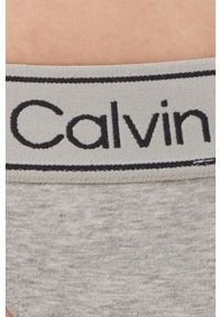 Calvin Klein Underwear stringi kolor szary. Kolor: szary. Materiał: bawełna #2